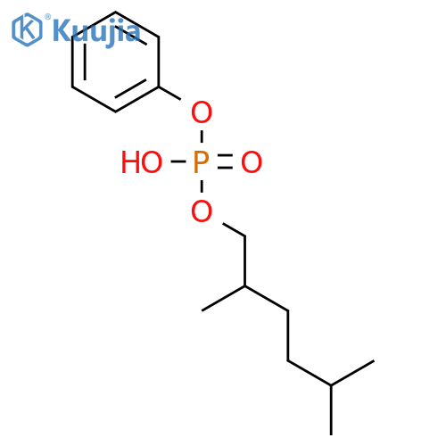2,5-dimethylhexyl phenyl hydrogen phosphate structure