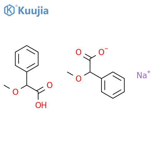 sodium 2-methoxy-2-phenylacetate structure