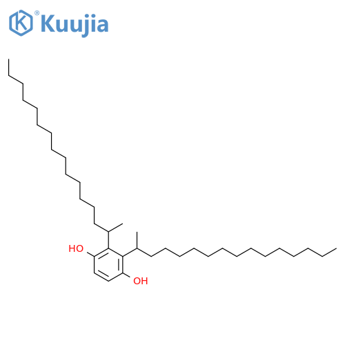 bis(1-methylpentadecyl)hydroquinone structure