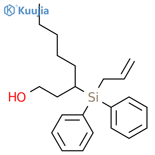 1-Octanol, 3-(diphenyl-2-propenylsilyl)- structure