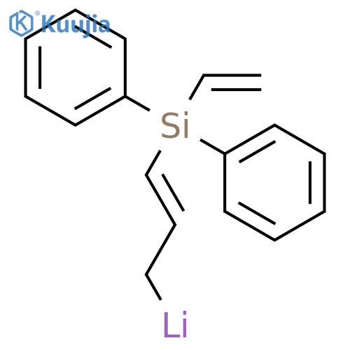 Lithium, [3-(ethenyldiphenylsilyl)-2-propenyl]- structure
