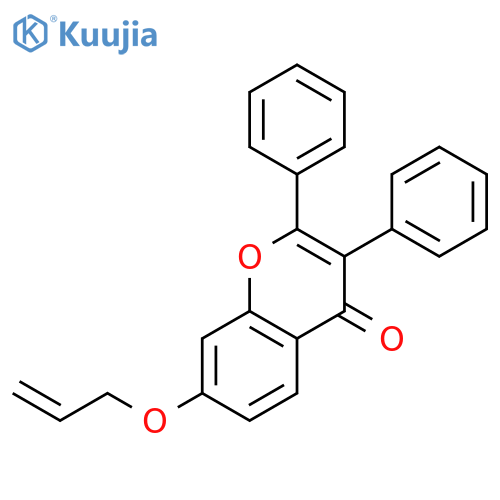 4H-1-BENZOPYRAN-4-ONE, 2,3-DIPHENYL-7-(2-PROPENYLOXY)- structure