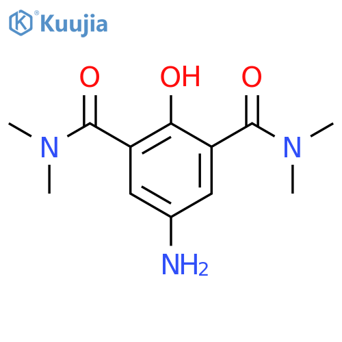 1,3-BENZENEDICARBOXAMIDE, 5-AMINO-2-HYDROXY-N,N,N',N'-TETRAMETHYL- structure
