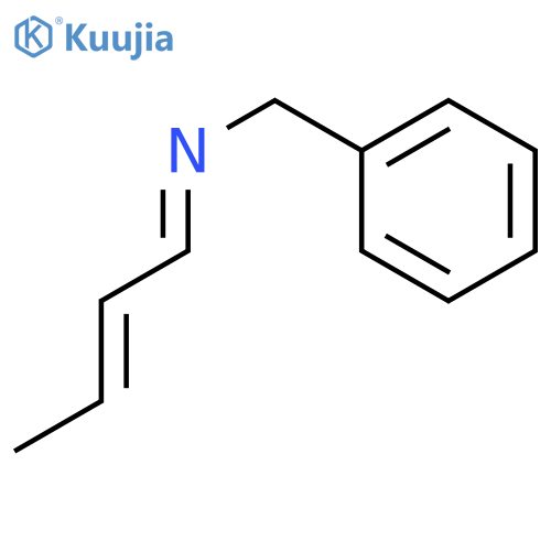 Benzenemethanamine, N-2-butenylidene- structure