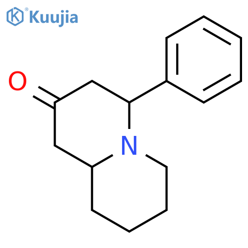 2H-Quinolizin-2-one, octahydro-4-phenyl-, cis- structure