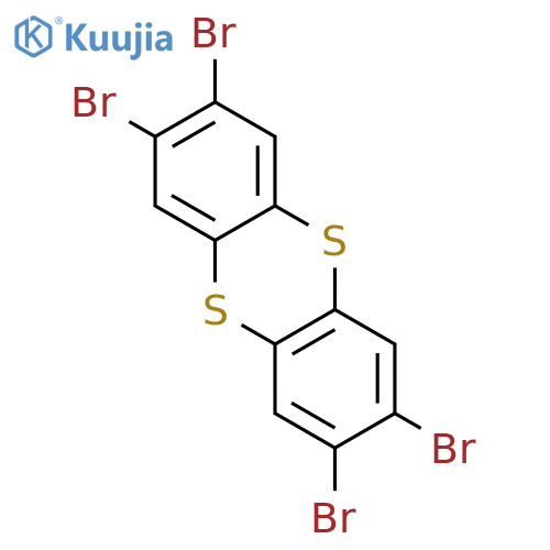 Thianthrene, 2,3,7,8-tetrabromo- structure