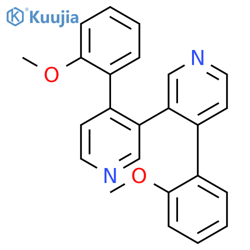 3,3'-Bipyridine, 4,4'-bis(2-methoxyphenyl)- structure