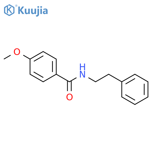 4-methoxy-n-(2-phenylethyl)benzamide structure