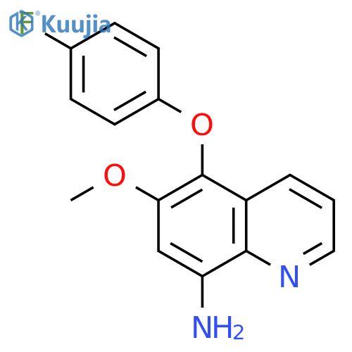 8-Quinolinamine, 5-(4-fluorophenoxy)-6-methoxy- structure