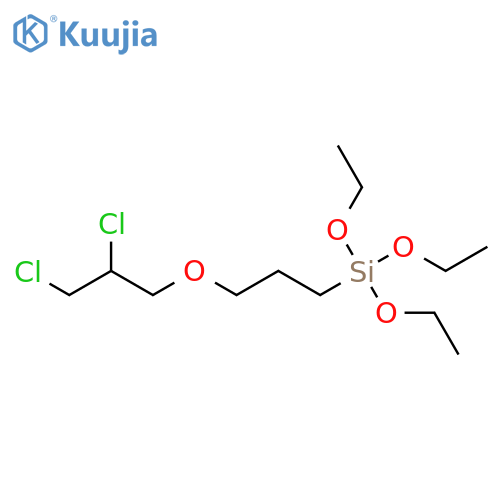Silane, [3-(2,3-dichloropropoxy)propyl]triethoxy- structure