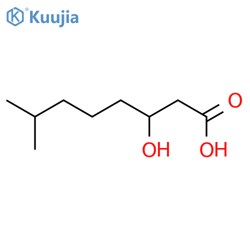 Octanoic acid, 3-hydroxy-7-methyl- structure