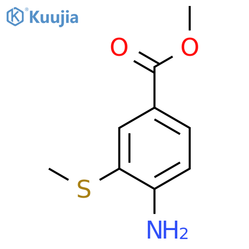 methyl 4-amino-3-(methylsulfanyl)benzoate structure