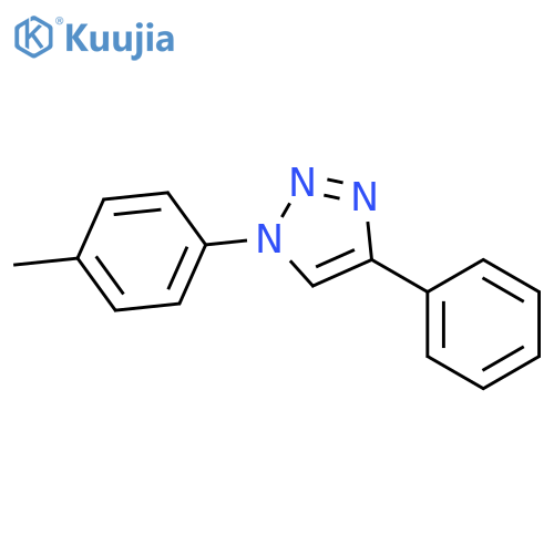 1H-1,2,3-Triazole, 1-(4-methylphenyl)-4-phenyl- structure