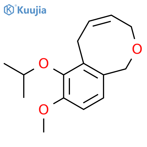 1H-2-BENZOXOCIN, 3,6-DIHYDRO-8-METHOXY-7-(1-METHYLETHOXY)- structure