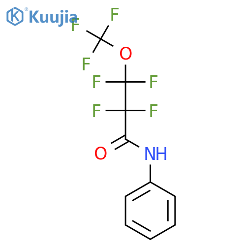 Propanamide, 2,2,3,3-tetrafluoro-N-phenyl-3-(trifluoromethoxy)- structure