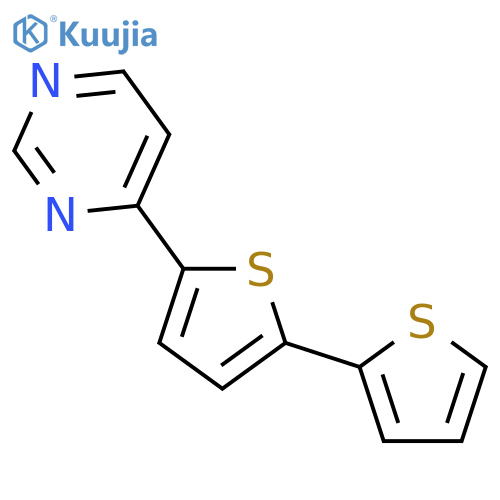 PYRIMIDINE, 4-[2,2'-BITHIOPHEN]-5-YL- structure