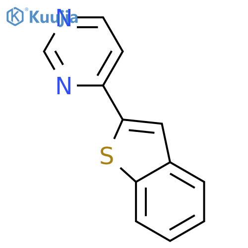 PYRIMIDINE, 4-BENZO[B]THIEN-2-YL- structure
