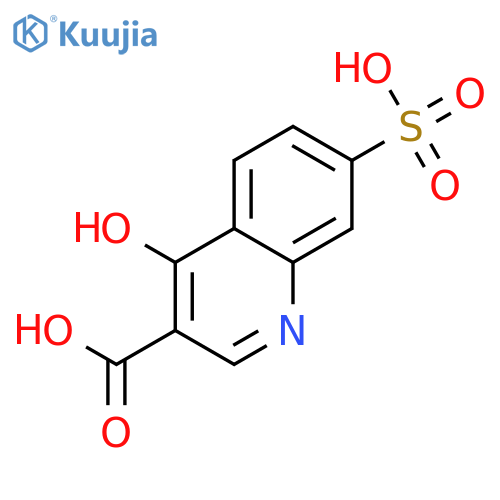 3-Quinolinecarboxylicacid, 4-hydroxy-7-sulfo- structure