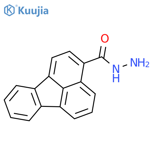 3-Fluoranthenecarboxylic acid, hydrazide structure