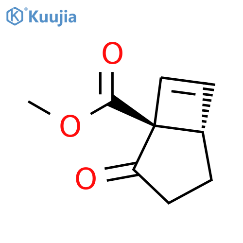 BICYCLO[3.2.0]HEPT-6-ENE-1-CARBOXYLIC ACID, 2-OXO-, METHYL ESTER, CIS- structure
