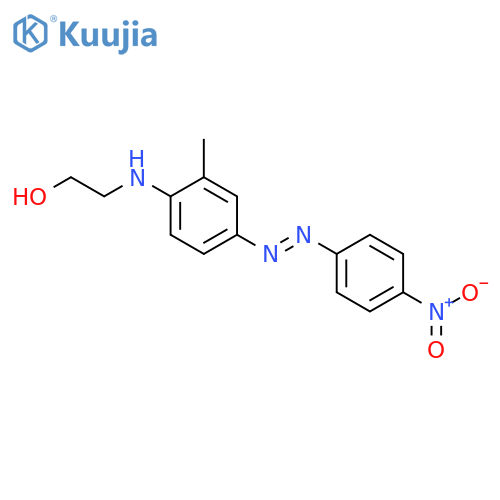 2-[[2-methyl-4-[(4-nitrophenyl)azo]phenyl]amino]ethanol structure