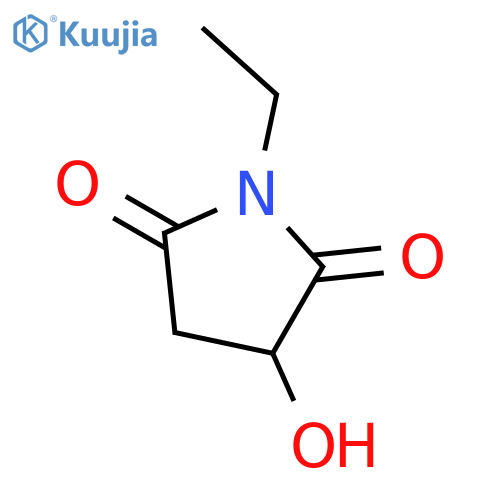 N-Ethyl-2-hydroxysuccinimide structure