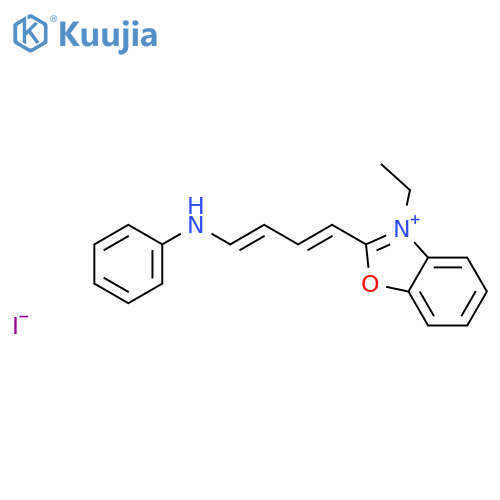 Benzoxazolium,3-ethyl-2-[4-(phenylamino)-1,3-butadien-1-yl]-, iodide (1:1) structure