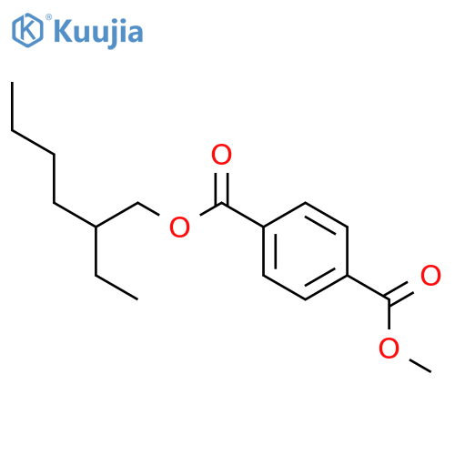 1,4-Benzenedicarboxylicacid, 1-(2-ethylhexyl) 4-methyl ester structure
