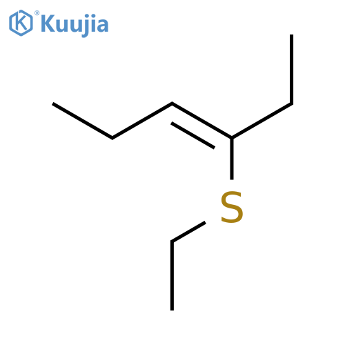 3-HEXENE, 3-(ETHYLTHIO)-, (Z)- structure