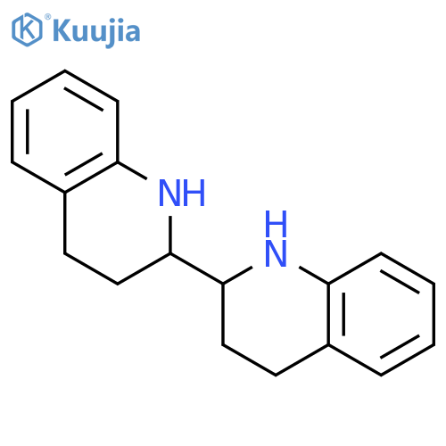 2,2'-Biquinoline, 1,1',2,2',3,3',4,4'-octahydro- structure