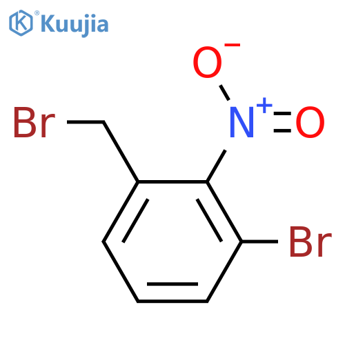 Benzene, 1-bromo-3-(bromomethyl)-2-nitro- structure