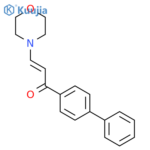 2-PROPEN-1-ONE, 1-[1,1'-BIPHENYL]-4-YL-3-(4-MORPHOLINYL)- structure