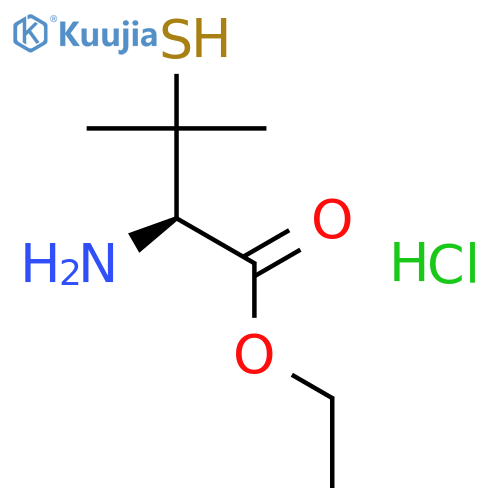 3-Mercapto-valine Ethyl Ester Hydrochloride structure