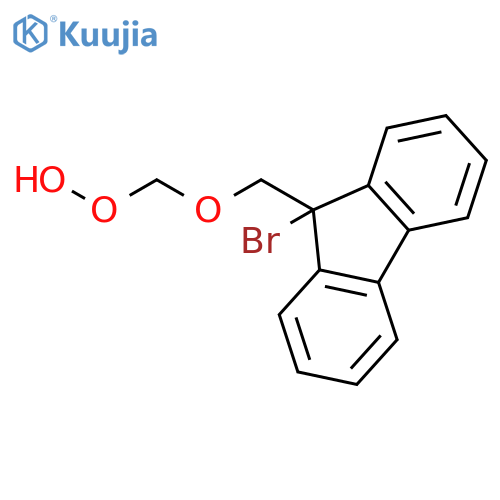 HYDROPEROXIDE, (9-BROMO-9H-FLUOREN-9-YL)METHOXYMETHYL structure