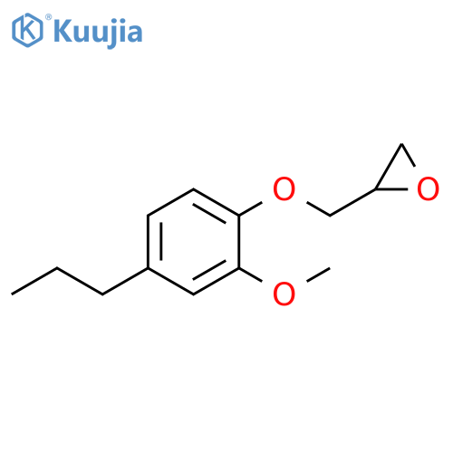 Oxirane, [(2-methoxy-4-propylphenoxy)methyl]- structure