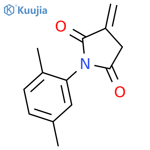 1-(2,5-Dimethylphenyl)-3-methylidenepyrrolidine-2,5-dione structure