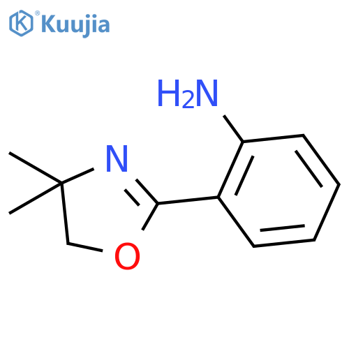 Benzenamine, 2-(4,5-dihydro-4,4-dimethyl-2-oxazolyl)- structure