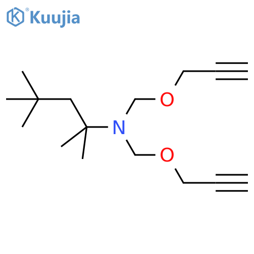 2-PENTANAMINE, 2,4,4-TRIMETHYL-N,N-BIS[(2-PROPYNYLOXY)METHYL]- structure