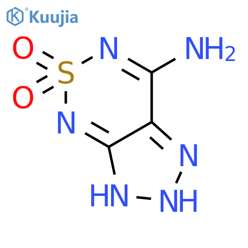 1,2,3-Triazolo[4,5-c][1,2,6]thiadiazin-7-amine, 2,3-dihydro-, 5,5-dioxide structure