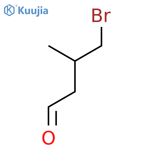 4-Bromo-3-methylbutanal structure