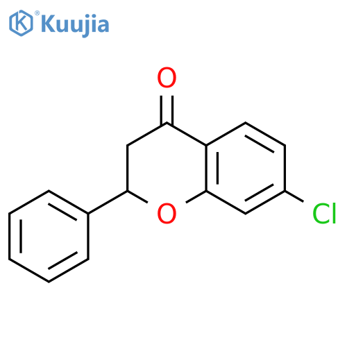 4H-1-Benzopyran-4-one, 7-chloro-2,3-dihydro-2-phenyl- structure