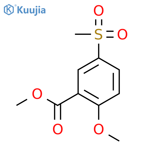 Methyl 2-Methoxy-5-(methylsulfonyl)benzoate structure