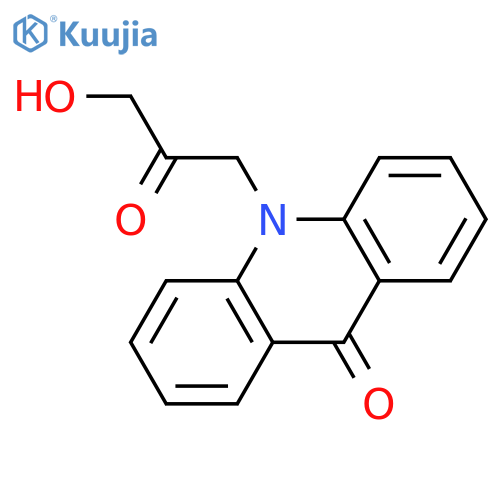 9(10H)-ACRIDINONE, 10-(3-HYDROXY-2-OXOPROPYL)- structure