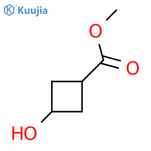 methyl cis-3-hydroxycyclobutanecarboxylate structure