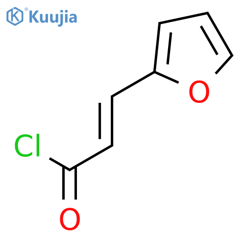 (2E)-3-(furan-2-yl)prop-2-enoyl chloride structure