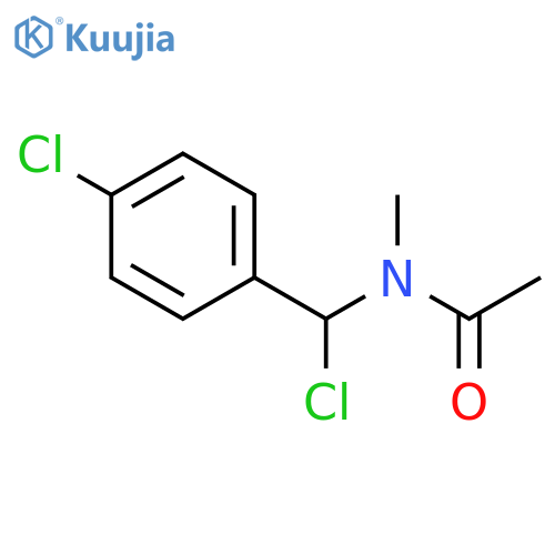 Acetamide, N-[chloro(4-chlorophenyl)methyl]-N-methyl- structure