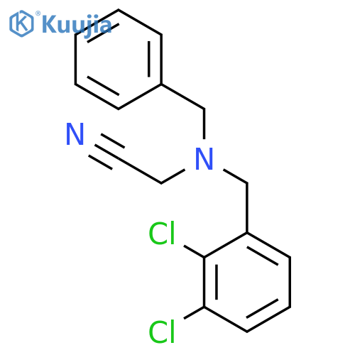 ACETONITRILE, [[(2,3-DICHLOROPHENYL)METHYL](PHENYLMETHYL)AMINO]- structure