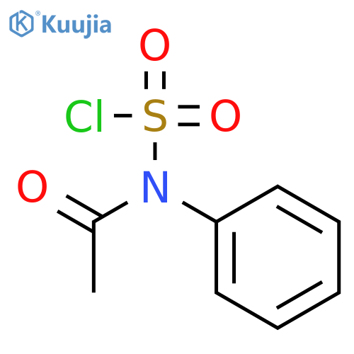 Acetyl(phenyl)sulfamyl chloride structure
