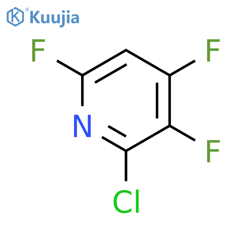 PYRIDINE, 2-CHLORO-3,4,6-TRIFLUORO- structure