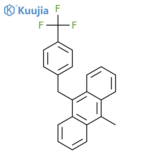 ANTHRACENE, 9-METHYL-10-[[4-(TRIFLUOROMETHYL)PHENYL]METHYL]- structure